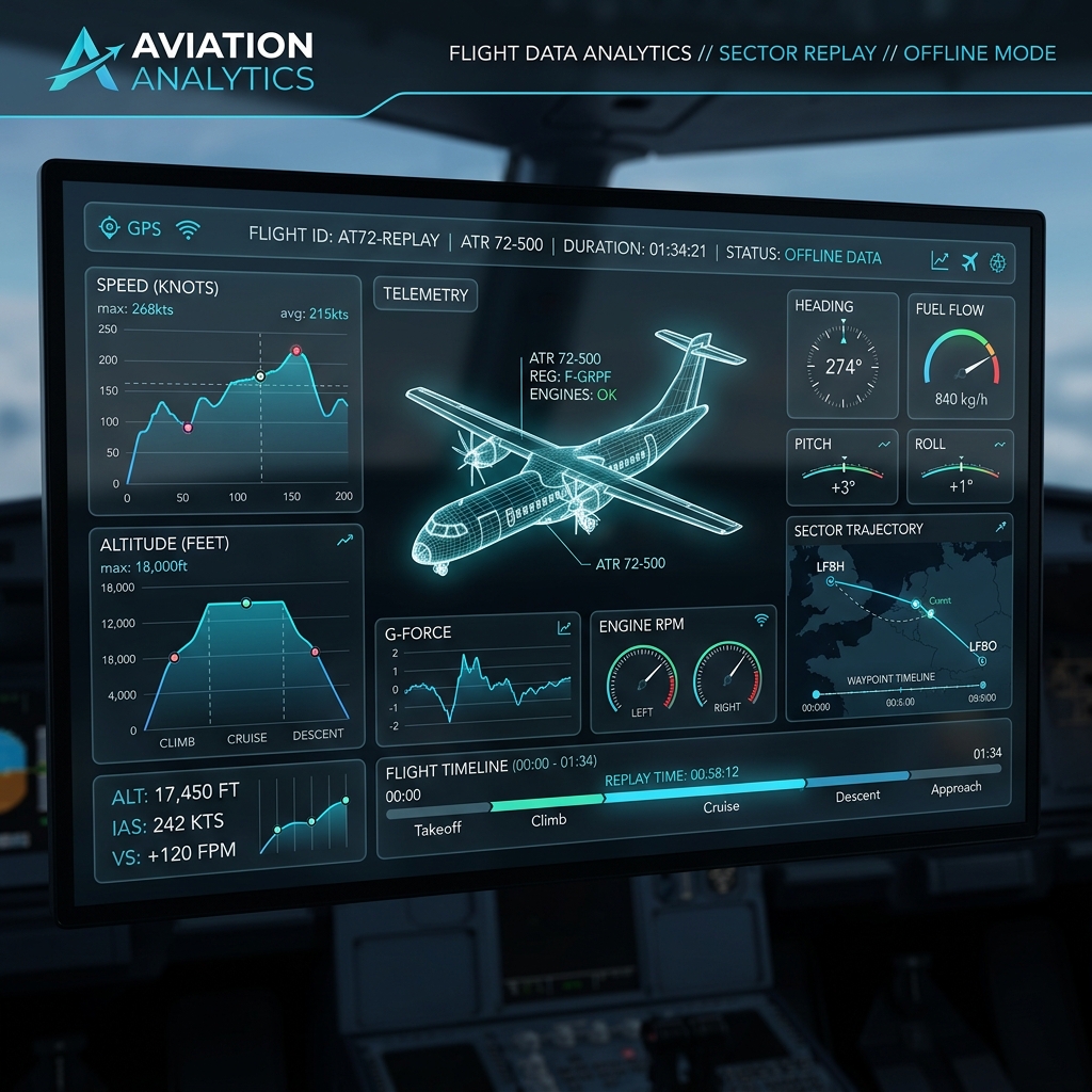 AsFlown Flight Telemetry Visual